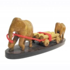 wood-pulling-elephant